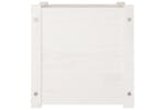 vidaXL 810537 Garden Planters 2 Pcs White 40x40x40cm Solid Pinewood vidaXL 810537 Garden Planters 2 Pcs White 40x40x40cm Solid Pinewood