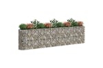 vidaXL 152036 Gabion Raised Bed Galvanised Iron 400x50x100cm vidaXL 152036 Gabion Raised Bed Galvanised Iron 400x50x100cm