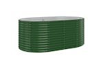 vidaXL 319058 Garden Raised Bed Powder-coated Steel 175x100x68cm Green vidaXL 319058 Garden Raised Bed Powder-coated Steel 175x100x68cm Green