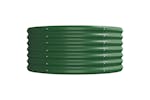 vidaXL 318918 Garden Raised Bed Powder-coated Steel 224x80x36cm Green vidaXL 318918 Garden Raised Bed Powder-coated Steel 224x80x36cm Green
