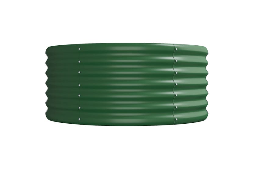 vidaXL 318918 Garden Raised Bed Powder-coated Steel 224x80x36cm Green vidaXL 318918 Garden Raised Bed Powder-coated Steel 224x80x36cm Green