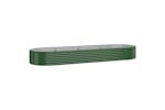 vidaXL 318998 Garden Raised Bed Powder-coated Steel 322x100x36cm Green vidaXL 318998 Garden Raised Bed Powder-coated Steel 322x100x36cm Green