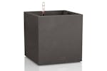 Lechuza Planter Canto Stone 30 Low All-in-one Graphite Black Lechuza Planter Canto Stone 30 Low All-in-one Graphite Black