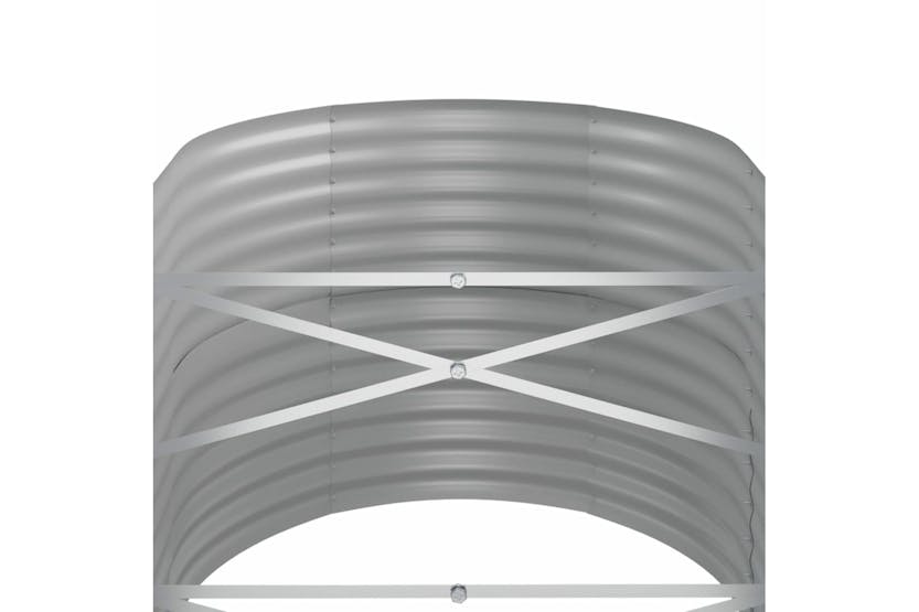 vidaXL 318952 Garden Raised Bed Powder-coated Steel 152x80x68cm Silver vidaXL 318952 Garden Raised Bed Powder-coated Steel 152x80x68cm Silver