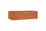 Vidaxl Garden Raised Bed Rusty 160x80x45 Cm Corten Steel Vidaxl Garden Raised Bed Rusty 160x80x45 Cm Corten Steel