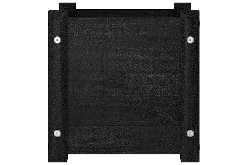 vidaXL 810531 Garden Planters 2 Pcs Black 31x31x31cm Solid Pinewood vidaXL 810531 Garden Planters 2 Pcs Black 31x31x31cm Solid Pinewood