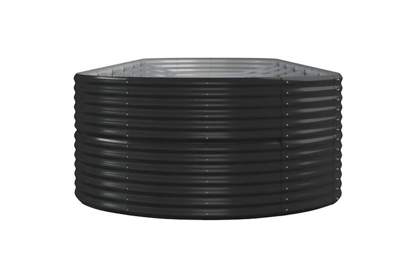 vidaXL 319116 Garden Raised Bed Powder-coated Steel 510x140x68cm Anthracite vidaXL 319116 Garden Raised Bed Powder-coated Steel 510x140x68cm Anthracite