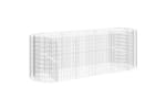 vidaXL 152046 Gabion Raised Bed Galvanised Iron 300x100x100cm vidaXL 152046 Gabion Raised Bed Galvanised Iron 300x100x100cm