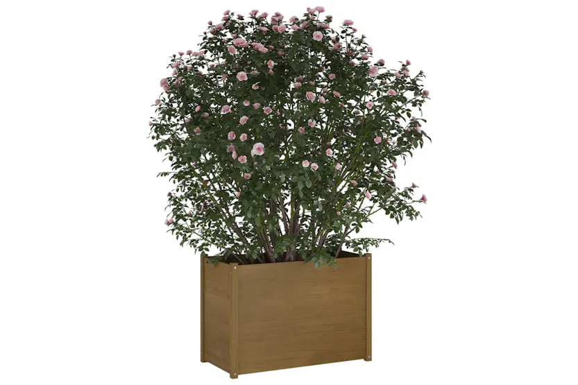 vidaXL 810737 Garden Planter Honey Brown 100x50x70cm Solid Pinewood vidaXL 810737 Garden Planter Honey Brown 100x50x70cm Solid Pinewood
