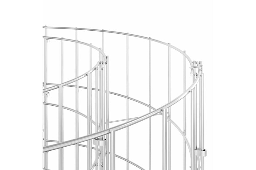 vidaXL 152026 Gabion Raised Bed Galvanised Iron 260x50x50cm vidaXL 152026 Gabion Raised Bed Galvanised Iron 260x50x50cm