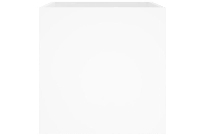 vidaXL 808798 Planter Box High Gloss White 40x40x40cm Engineered Wood vidaXL 808798 Planter Box High Gloss White 40x40x40cm Engineered Wood