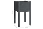 vidaXL 810793 Garden Planter Grey 40x40x70cm Solid Pinewood vidaXL 810793 Garden Planter Grey 40x40x70cm Solid Pinewood