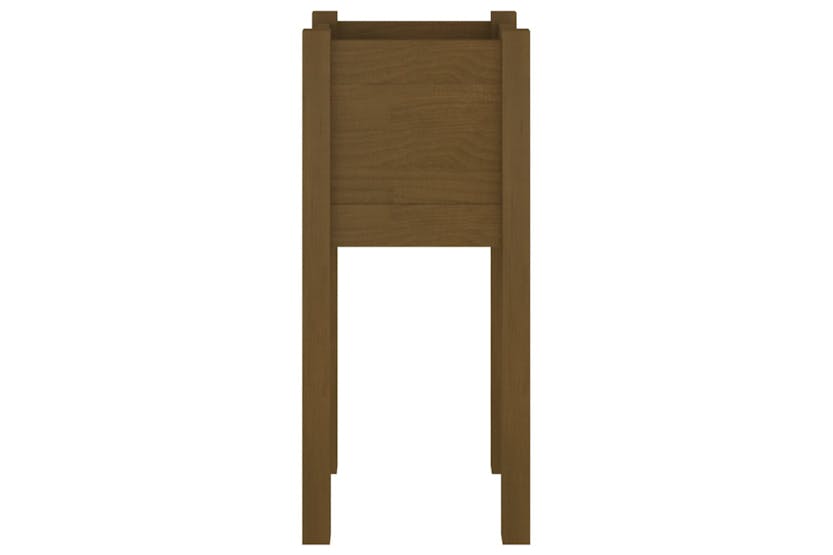 vidaXL 810786 Garden Planters 2 Pcs Honey Brown 31x31x70cm Solid Pinewood vidaXL 810786 Garden Planters 2 Pcs Honey Brown 31x31x70cm Solid Pinewood