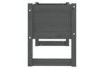 vidaXL 822119 Planter Grey 78x40x52cm Solid Wood Pine vidaXL 822119 Planter Grey 78x40x52cm Solid Wood Pine