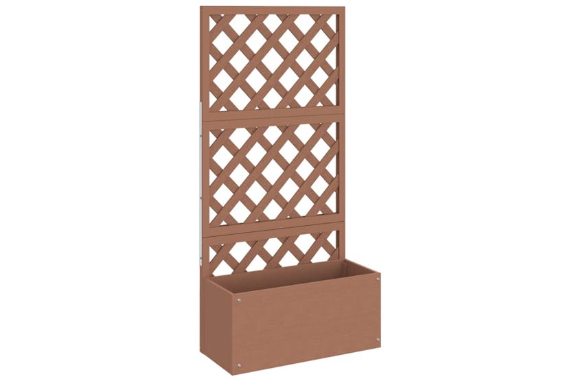 vidaXL 362575 Trellis Planter Brown 65x33x135cm Wpc vidaXL 362575 Trellis Planter Brown 65x33x135cm Wpc
