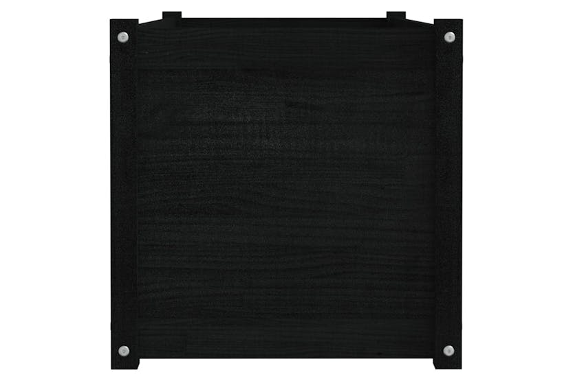 vidaXL 810733 Garden Planters 2 Pcs Black 100x50x50cm Solid Pinewood vidaXL 810733 Garden Planters 2 Pcs Black 100x50x50cm Solid Pinewood