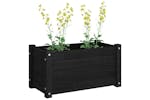 vidaXL 810712 Garden Planter Black 60x31x31cm Solid Pinewood vidaXL 810712 Garden Planter Black 60x31x31cm Solid Pinewood