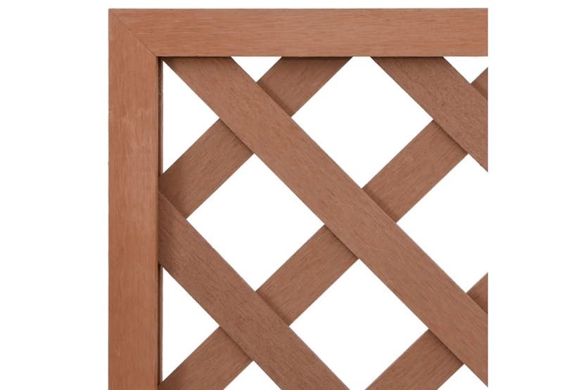vidaXL 362575 Trellis Planter Brown 65x33x135cm Wpc vidaXL 362575 Trellis Planter Brown 65x33x135cm Wpc