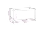 vidaXL 810730 Garden Planter Honey Brown 100x50x50cm Solid Pinewood vidaXL 810730 Garden Planter Honey Brown 100x50x50cm Solid Pinewood