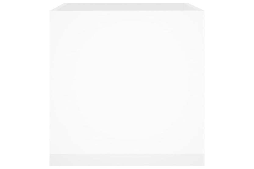 vidaXL 808798 Planter Box High Gloss White 40x40x40cm Engineered Wood vidaXL 808798 Planter Box High Gloss White 40x40x40cm Engineered Wood