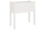 vidaXL 810822 Garden Planters 2 Pcs White 70x31x70cm Solid Pinewood vidaXL 810822 Garden Planters 2 Pcs White 70x31x70cm Solid Pinewood