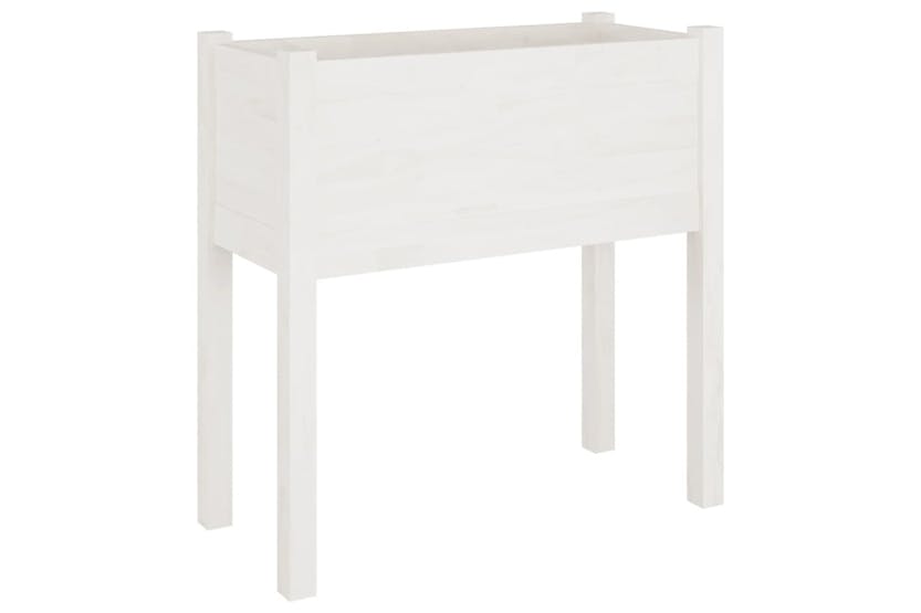 vidaXL 810822 Garden Planters 2 Pcs White 70x31x70cm Solid Pinewood vidaXL 810822 Garden Planters 2 Pcs White 70x31x70cm Solid Pinewood