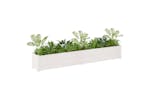 vidaXL 810762 Garden Planters 2 Pcs White 200x31x31cm Solid Pinewood vidaXL 810762 Garden Planters 2 Pcs White 200x31x31cm Solid Pinewood