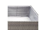 vidaXL 319176 Garden Planter Grey 157x80x40cm Poly Rattan vidaXL 319176 Garden Planter Grey 157x80x40cm Poly Rattan