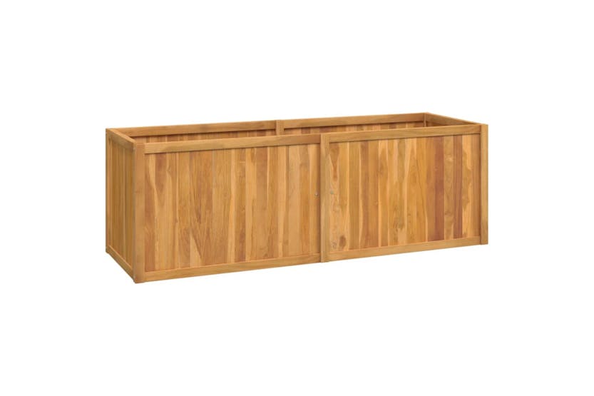 vidaXL 362663 Raised Bed 150x50x50cm Solid Wood Teak vidaXL 362663 Raised Bed 150x50x50cm Solid Wood Teak