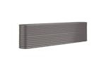 vidaXL 318904 Garden Raised Bed Powder-coated Steel 260x40x68cm Grey vidaXL 318904 Garden Raised Bed Powder-coated Steel 260x40x68cm Grey