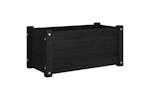 vidaXL 810712 Garden Planter Black 60x31x31cm Solid Pinewood vidaXL 810712 Garden Planter Black 60x31x31cm Solid Pinewood
