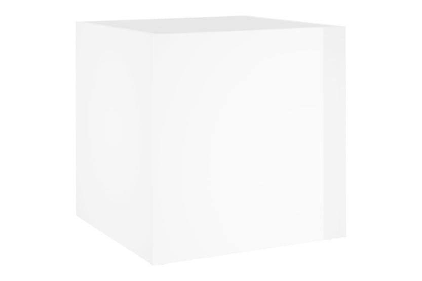vidaXL 808798 Planter Box High Gloss White 40x40x40cm Engineered Wood vidaXL 808798 Planter Box High Gloss White 40x40x40cm Engineered Wood
