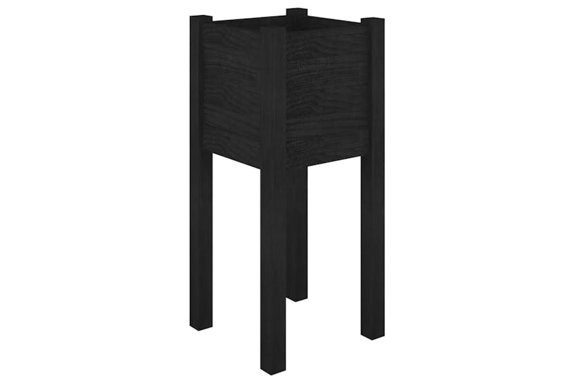 vidaXL 810787 Garden Planter Black 31x31x70cm Solid Pinewood vidaXL 810787 Garden Planter Black 31x31x70cm Solid Pinewood