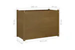 vidaXL 810737 Garden Planter Honey Brown 100x50x70cm Solid Pinewood vidaXL 810737 Garden Planter Honey Brown 100x50x70cm Solid Pinewood
