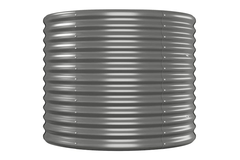 vidaXL 319084 Garden Raised Bed Grey 554x100x68cm Powder-coated Steel vidaXL 319084 Garden Raised Bed Grey 554x100x68cm Powder-coated Steel