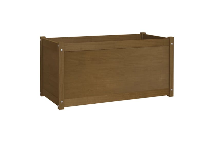 vidaXL 810730 Garden Planter Honey Brown 100x50x50cm Solid Pinewood vidaXL 810730 Garden Planter Honey Brown 100x50x50cm Solid Pinewood