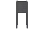 vidaXL 810784 Garden Planters 2 Pcs Grey 31x31x70cm Solid Pinewood vidaXL 810784 Garden Planters 2 Pcs Grey 31x31x70cm Solid Pinewood