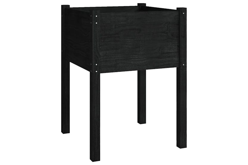 vidaXL 810807 Garden Planter Black 50x50x70cm Solid Pinewood vidaXL 810807 Garden Planter Black 50x50x70cm Solid Pinewood