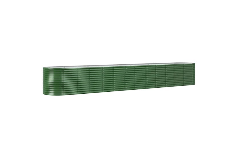 vidaXL 318973 Garden Raised Bed Powder-coated Steel 512x80x68cm Green vidaXL 318973 Garden Raised Bed Powder-coated Steel 512x80x68cm Green