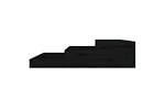 vidaXL 823917 Planter Black 107x107x27cm Solid Wood Pine vidaXL 823917 Planter Black 107x107x27cm Solid Wood Pine