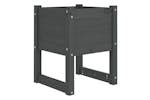 vidaXL 822112 Planters 2 Pcs Grey 40x40x52.5cm Solid Wood Pine vidaXL 822112 Planters 2 Pcs Grey 40x40x52.5cm Solid Wood Pine
