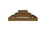 vidaXL 823867 Planter Honey Brown 80x80x27cm Solid Wood Pine vidaXL 823867 Planter Honey Brown 80x80x27cm Solid Wood Pine