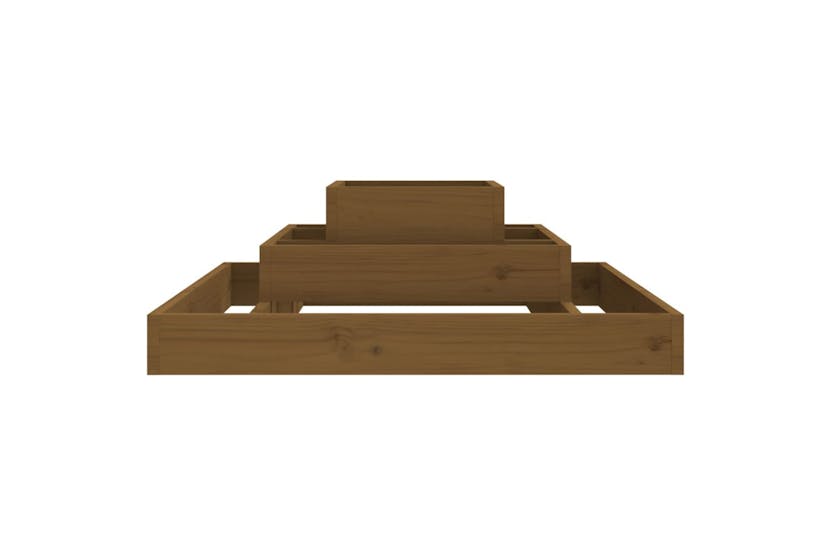 vidaXL 823867 Planter Honey Brown 80x80x27cm Solid Wood Pine vidaXL 823867 Planter Honey Brown 80x80x27cm Solid Wood Pine
