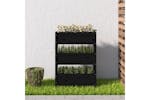 vidaXL 823938 Planter Black 77x25x104.5cm Solid Wood Pine vidaXL 823938 Planter Black 77x25x104.5cm Solid Wood Pine