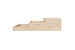 vidaXL 823913 Planter 107x107x27cm Solid Wood Pine vidaXL 823913 Planter 107x107x27cm Solid Wood Pine