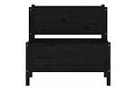 vidaXL 822261 Planter Black 84.5x84x75cm Solid Wood Pine vidaXL 822261 Planter Black 84.5x84x75cm Solid Wood Pine