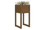 vidaXL 822129 Planters 2 Pcs Honey Brown 40x40x81cm Solid Wood Pine vidaXL 822129 Planters 2 Pcs Honey Brown 40x40x81cm Solid Wood Pine