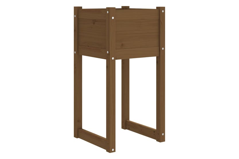 vidaXL 822129 Planters 2 Pcs Honey Brown 40x40x81cm Solid Wood Pine vidaXL 822129 Planters 2 Pcs Honey Brown 40x40x81cm Solid Wood Pine