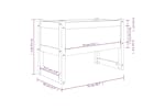 vidaXL 822117 Planter 78x40x52cm Solid Wood Pine vidaXL 822117 Planter 78x40x52cm Solid Wood Pine