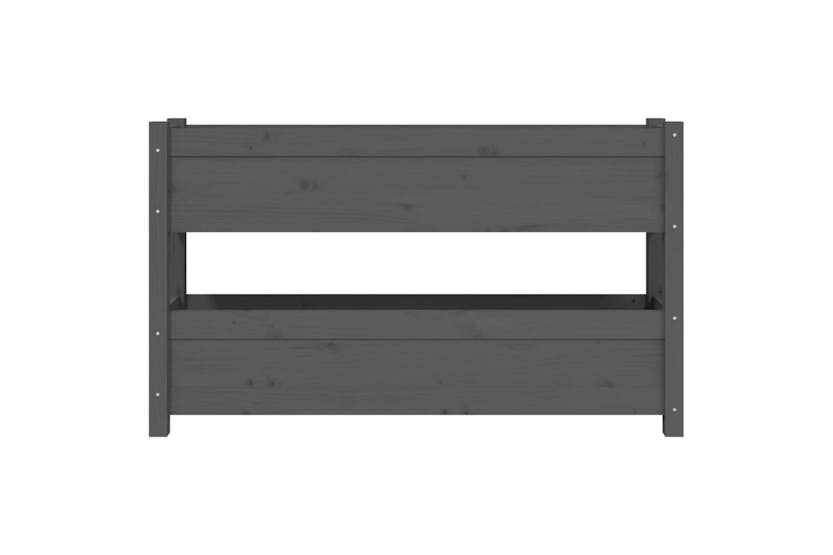 vidaXL 823929 Planter Grey 112x25x66cm Solid Wood Pine vidaXL 823929 Planter Grey 112x25x66cm Solid Wood Pine